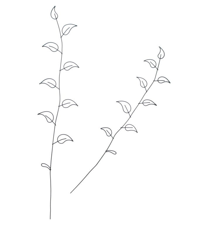 Stecker "Blumen" 6er-Set